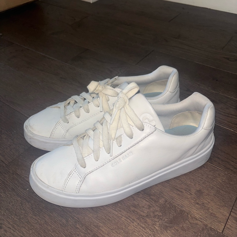 Cole Haan Classic White Leather Sneakers